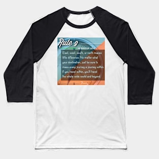 40 RULES OF LOVE - 9 Baseball T-Shirt